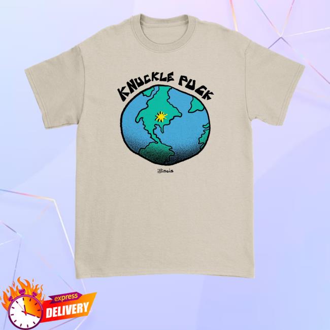 Official Knuckle Puck Merch Globe Shirt 2023
