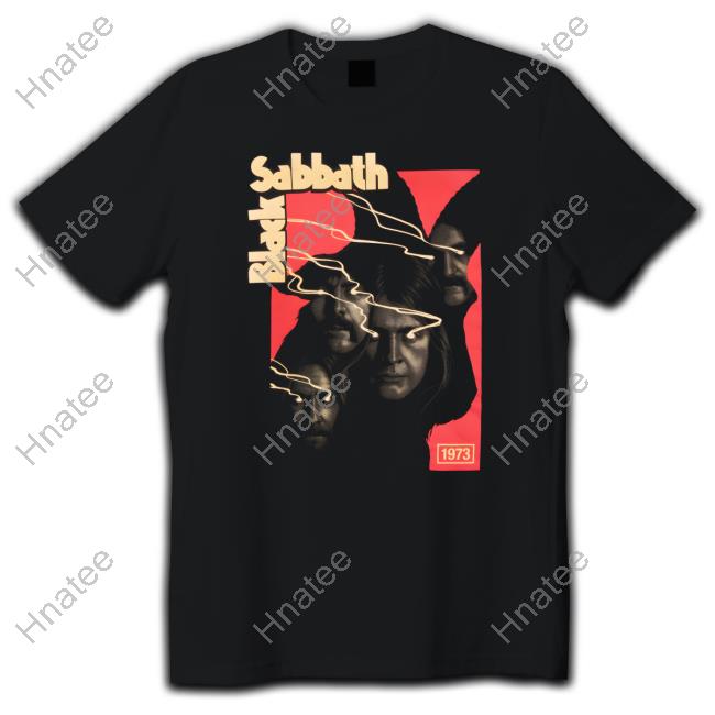 Official Black Sabbath Merch 1973 Illustration Hoodie