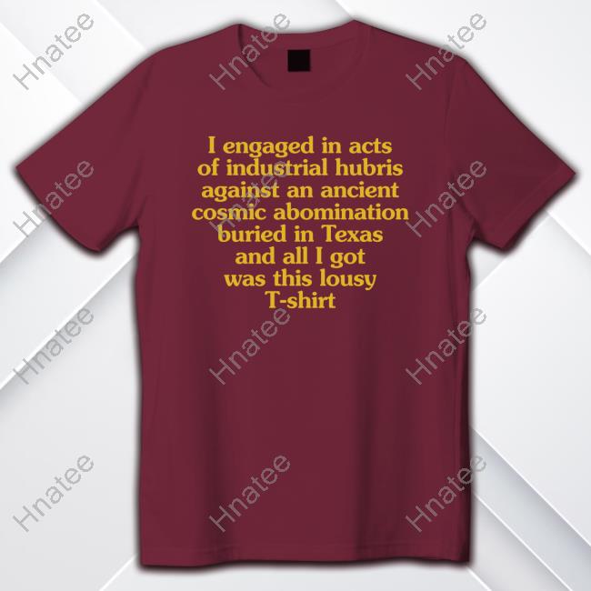 Official Mystery Flesh Pit National Park Merch Industrial Hubris Shirts