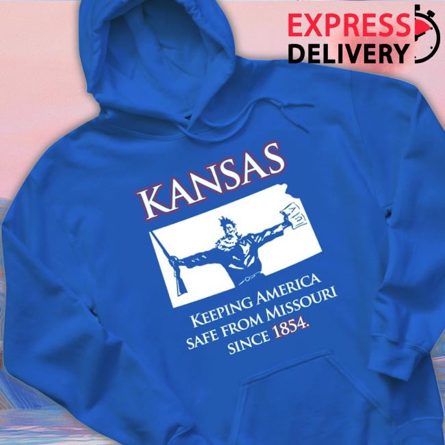 Kansas keeping America safe from missouri since 1854 Tee Shirt