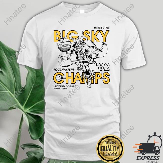 Idaho Vandals Basketball 1982 Big Sky Champs Tee