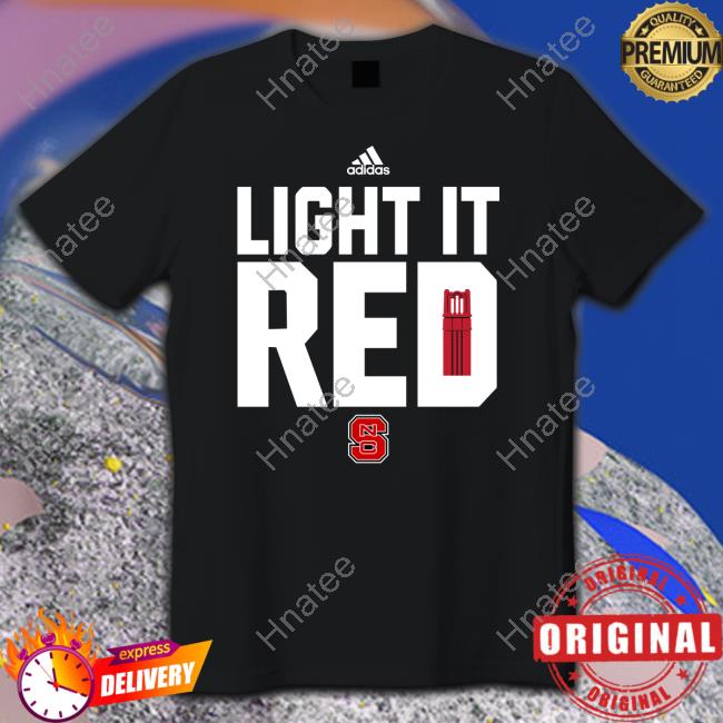Dave Doeren Light It Red Tee Shirt North Carolina State University Luke DeCock