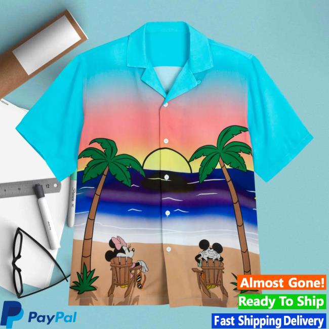 Shop Disney Merch Clothing Store Apparel MickeyMinnie Mouse Summer Hawaiian Shirts