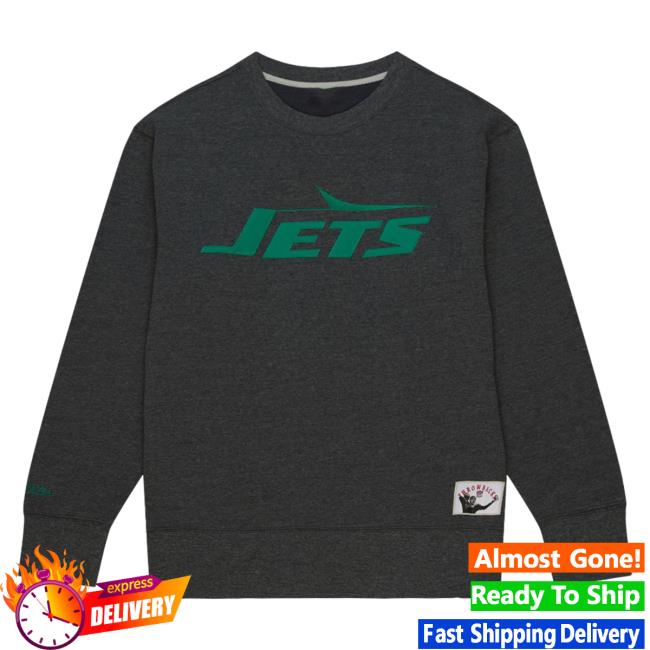 Mitchell And Ness Clothing Store Shop Playoff Win 2.0 Hoodie Vintage New York Jets New Release Mitchellandness Merch
