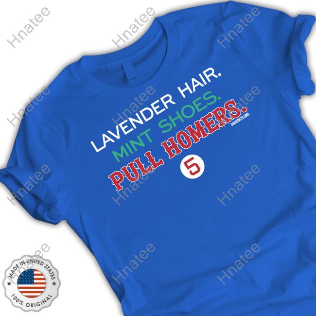 Lavender Hair Mint Shoes Pull Homers Shirt