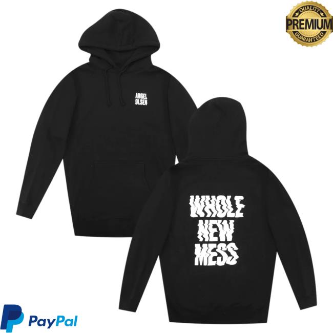 Official Hello Merch Angel Olsen Whole New Mess Black Sweaters AngelOlsen HelloMerch