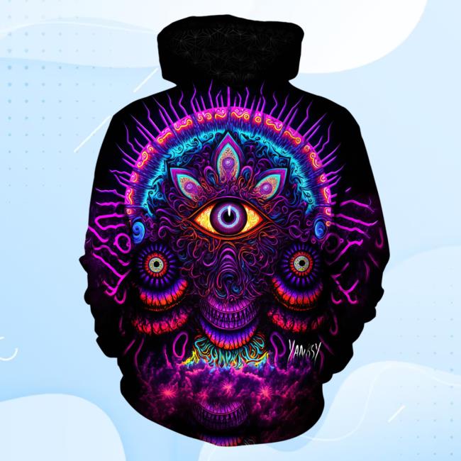 Official Iedm Clothing Noxious Storms Unisex Hoodie 3D All Over Print