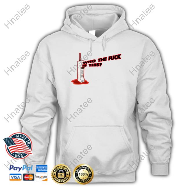 Official Thehollowsquad Merch Scream Who The Fuck Is This White Hoodie Xavierwulf
