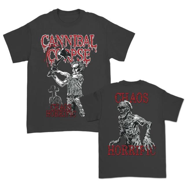 Cannibal Corpse Chaos Horrific Bootleg Tee (Dark Grey)