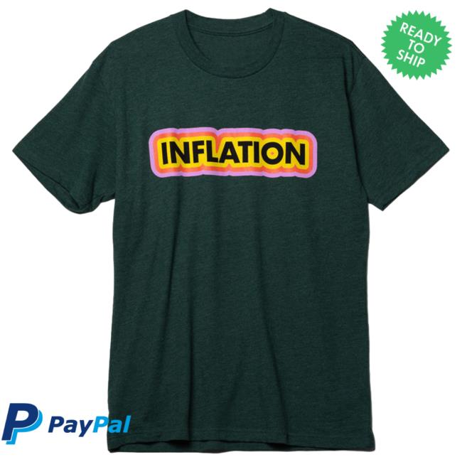 Official NPR Merch Shop PM Inflation Green Tee Shirt