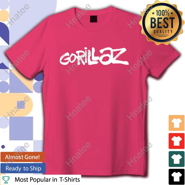Official Gorillaz Graffiti Logo T-Shirt