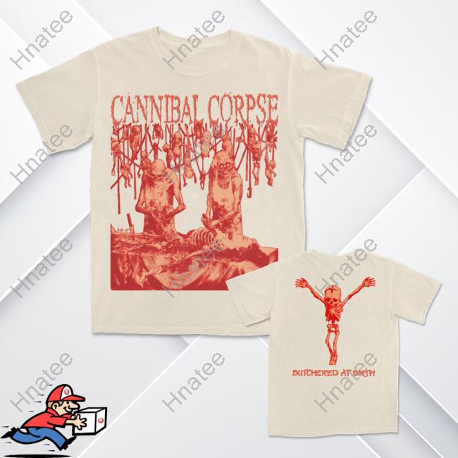 Official Cannibal Corpse Store Butchered At Birth Bootleg Shirt