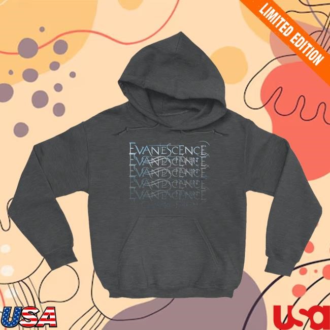 Evanescence Official Store Fallen Repeat Hooded Sweatshirt