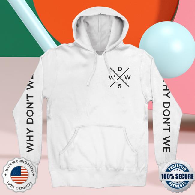 Official Merch Bar Why Don't We Store Shop Cross Logo Pullover Sweatshirt White MechBar
