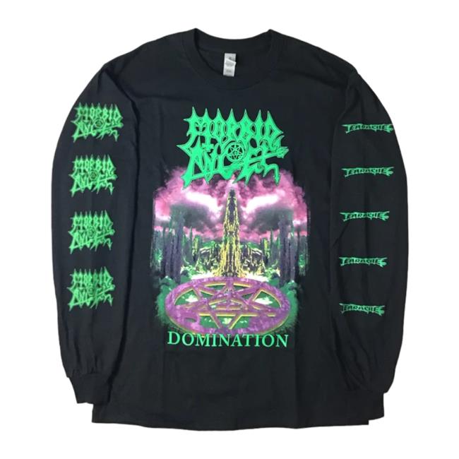 Official Morbid Angel Domination Long Sleeve T-Shirts