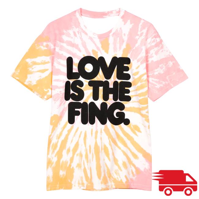 Official Idles Band Merch Store Shop Love Is The Fing Tie-Dye Popover Shirt IdlesBand