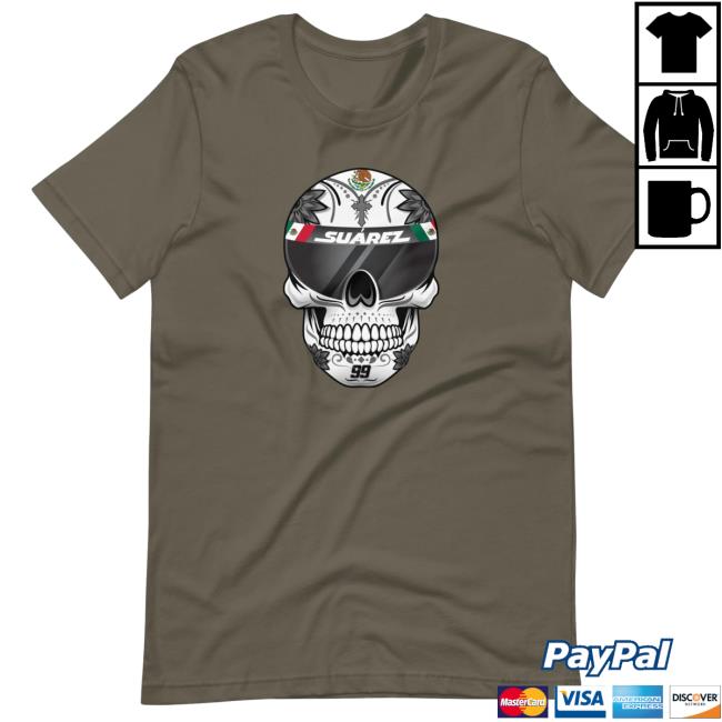Official Daniel Suarez Daniel Suárez Helmet Visor Skull New Shirt Army