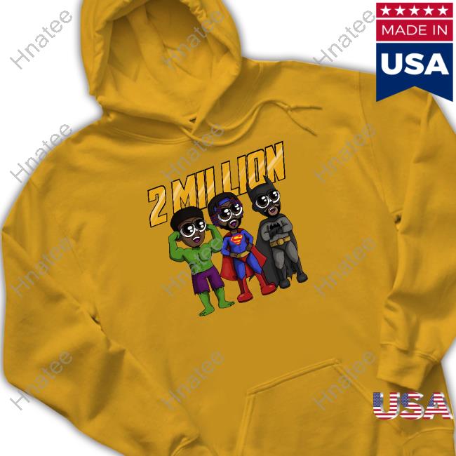 Daydrian Harding Merch 2 Million Subscribers Long Sleeve Shirt 2 Million Merch
