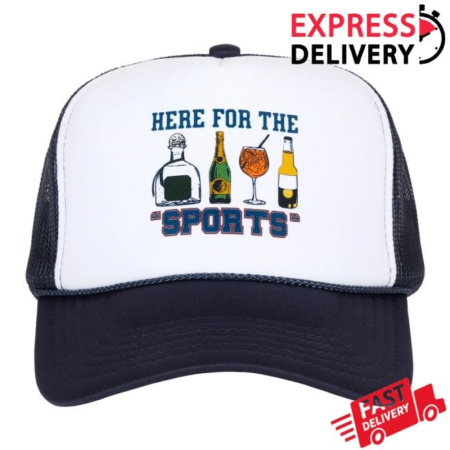 Here For The "Sports" Trucker Hat – Unwell Shop | Call Her Daddy