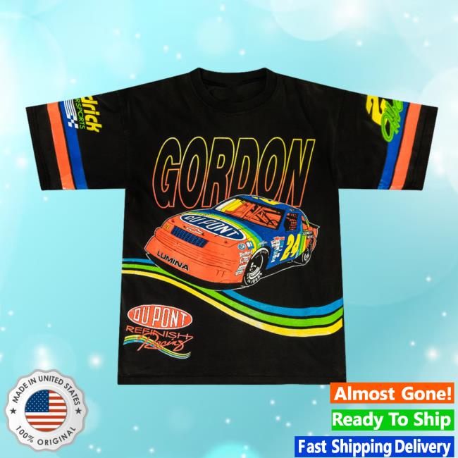 Official Thentwrk Vintage NASCAR Gordon AOP Hoody 3D All Over Print