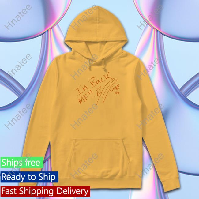 Brittney Griner I'm Back Mf Hoodie