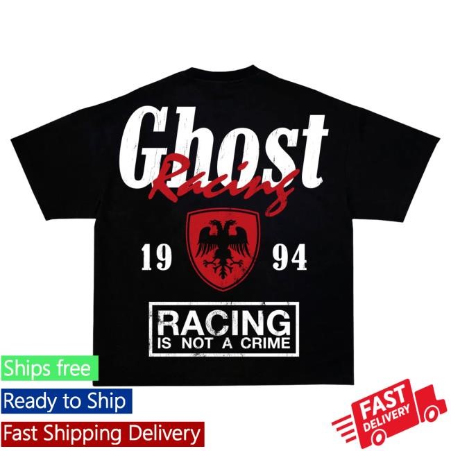 Official Ghost Racing Apparel Ghost Racing Alb Eagle Ghost Hood - Black