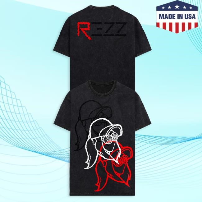 Rezz Official Merch Store Rezz - 3 Two Many Stonewash T-Shirts Rezz Clothing Apparel Rezzshop