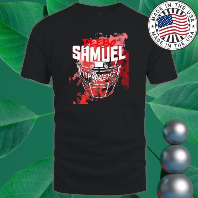19 Problem Deebo Samuel Baseball Helmet Painting Tee