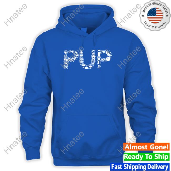 PUP Flash Logo Columbia Blue T-Shirt - PUP The Band Official Store