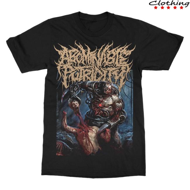 Official Indie Merch Store Shop Abominable Putridity "Cybernetic Dislimbing" Popover Shirt Indiemerchstore