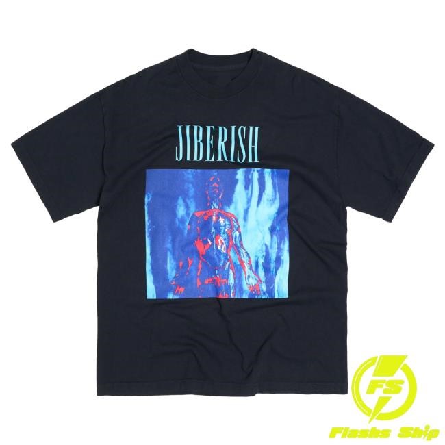 Official Jiberish Clothing Jiberish Take Me Home Tee Black Edge Top Shirt