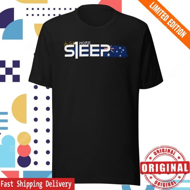 Official Jon Anik One More Sleep Jon Anik Australia Dark Popover Shirt