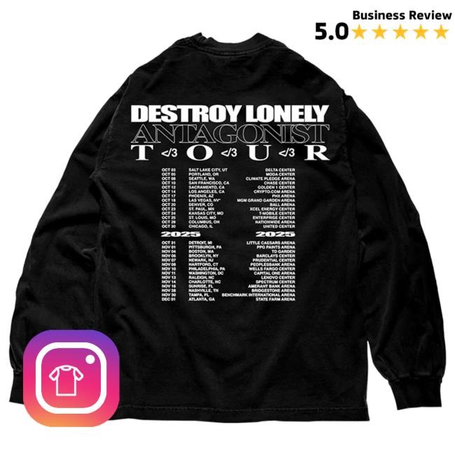 Official Playboi Carti Merch Store Destroy Lonely Look Pain in The Eye Long Sleeve T-Shirts