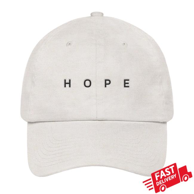 Official Nfrealmusic Merch White "Hope" Dad Snapback Hat