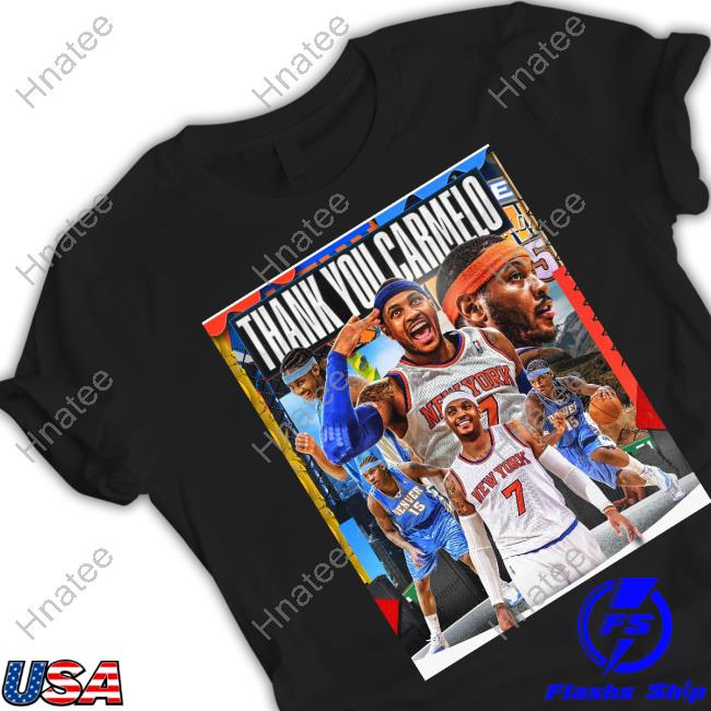 Official Thank You Carmelo Shirts