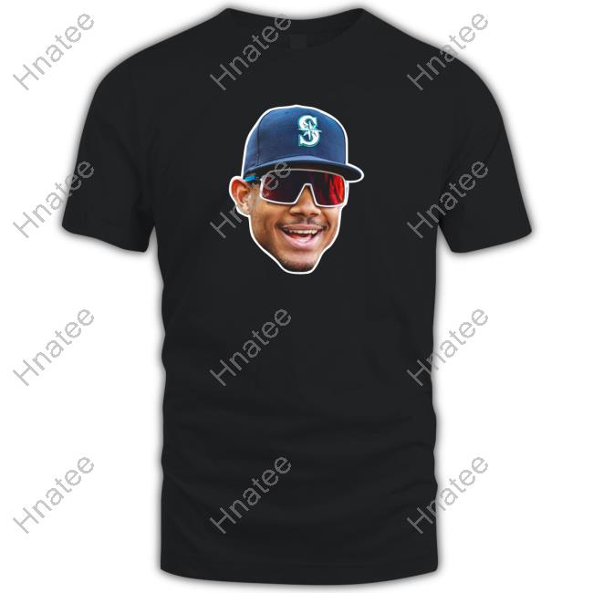 Seattle Mariners Julio Rodriguez Head Tee Shirt