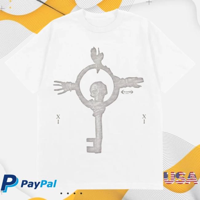 Official Ski Mask The Slump God Merch Shop 11Th Dimension Shirts (White)