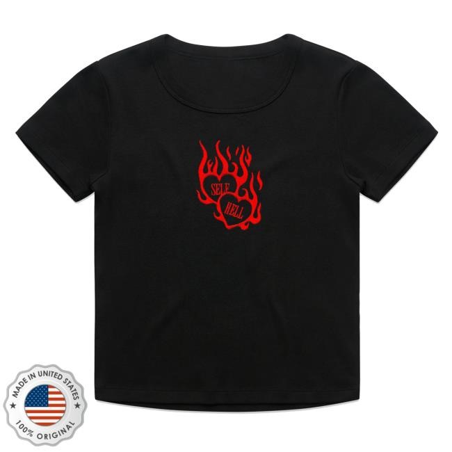 While She Sleeps Fire Hearts Rib Tee – Sleeps Brothers