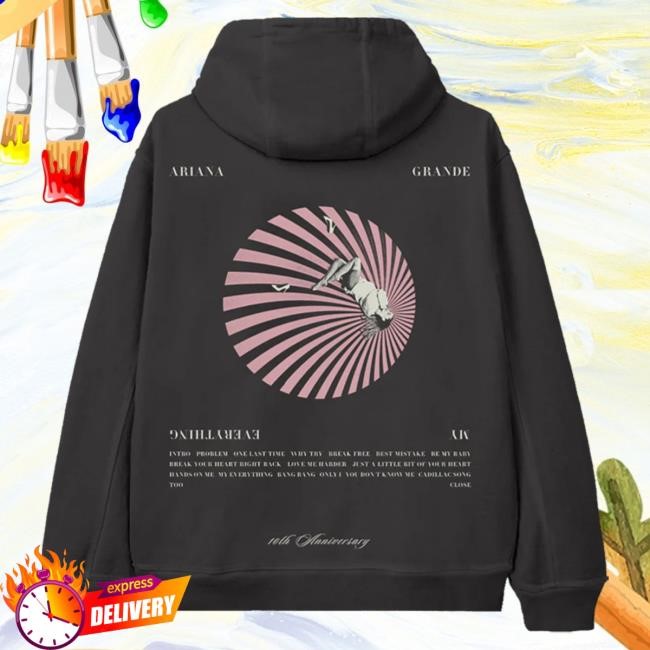 My Everything Tenth Anniversary Swirl LS Hoodie - Ariana Grande | Shop