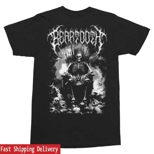 Official Beartooth Merch Beartooth Band Throne Shirts