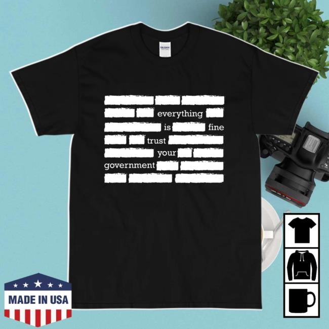 Everything Is Fine Trust Your Government T Shirt