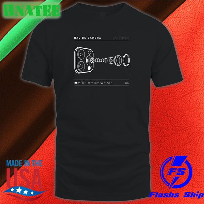 Cotton Bureau Merch Halide Camera Ultra Wide Angle Shirt