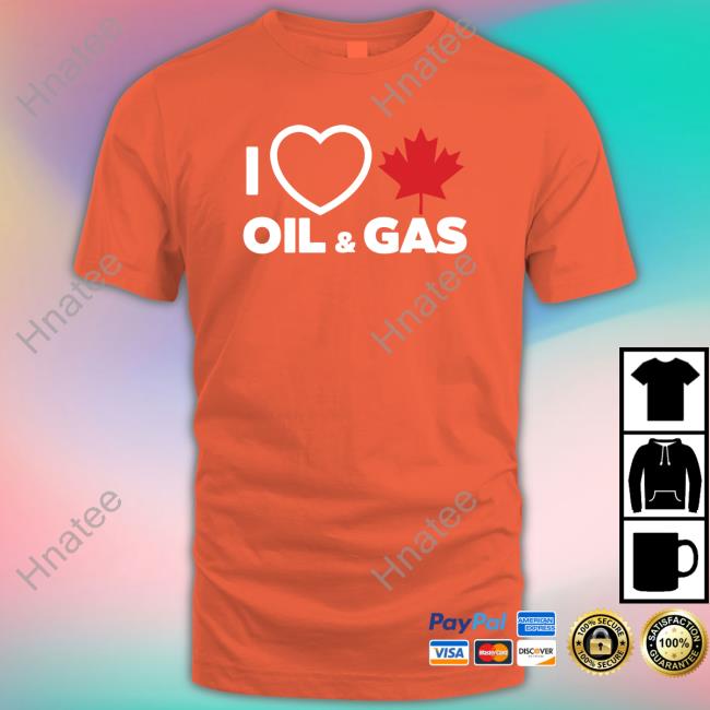 I Love Canadian Oil & Gas Long Sleeve Tee
