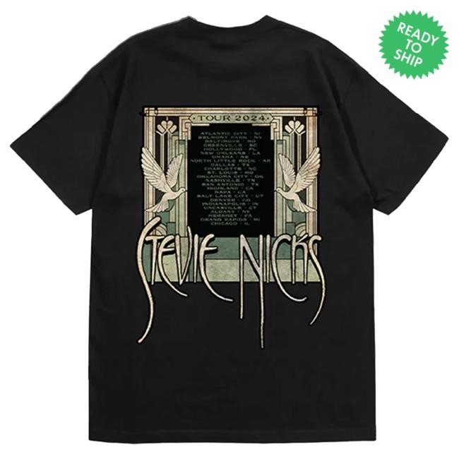 Official Stevie Nicks Merch Store Shop Stevie Nicks Tour 2024 Shirts - Black