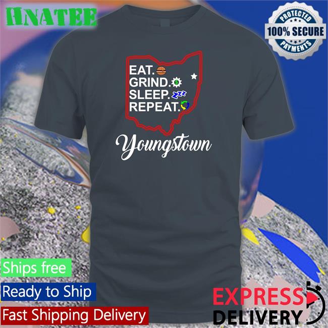 Tim Ryan Eat Grind Sleep Repeat Youngstown Long Sleeve T Shirt