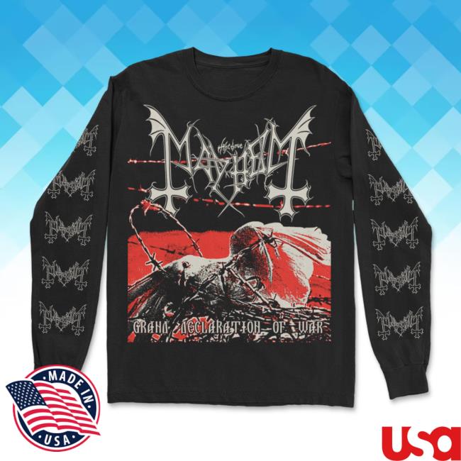 Official Grand Declaration of War (Black) Long Sleeve T-Shirt