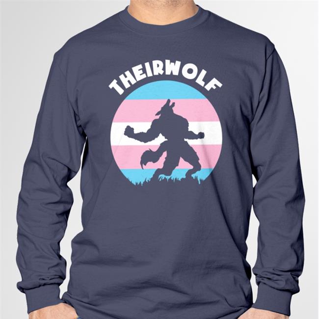 Theirwolf Trans Pride Lgbt Long Sleeve T Shirt