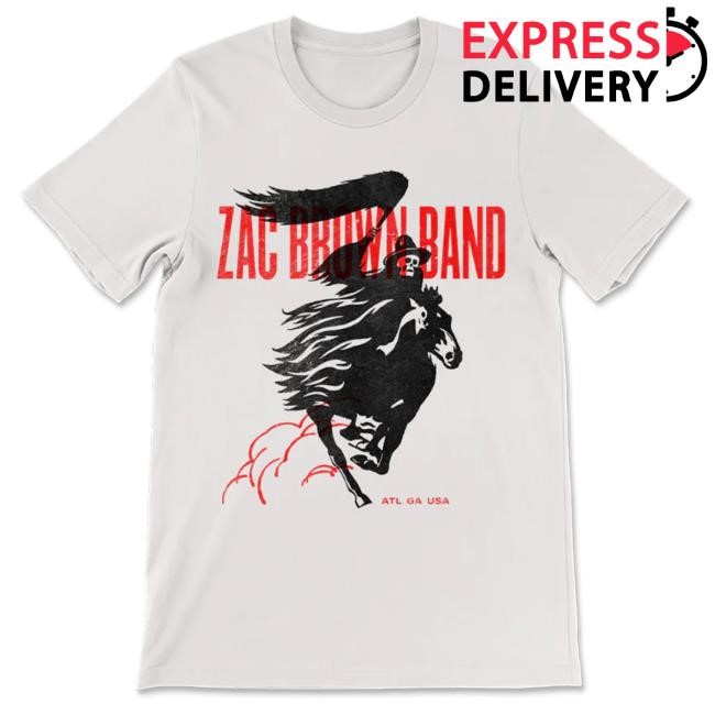 Official Zac Brown Skeleton Rider T Shirt