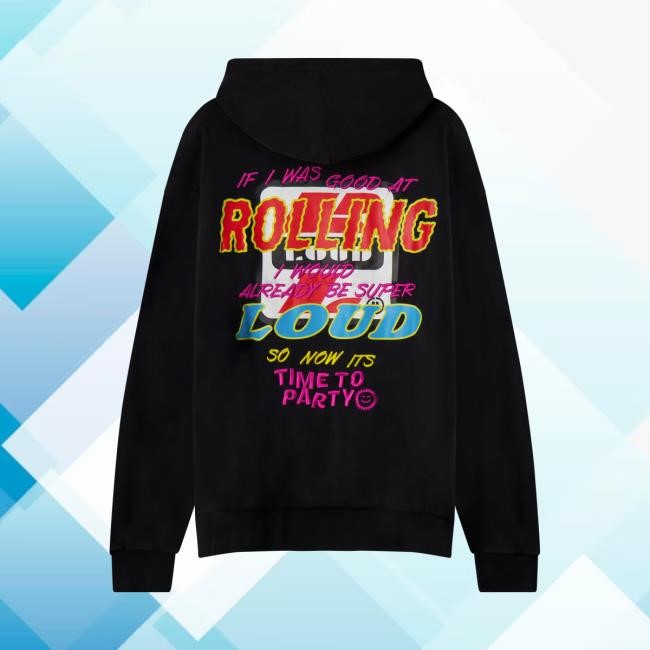RL Racing Disco Black Sweatshirt Hoodie Rolling Loud Shop