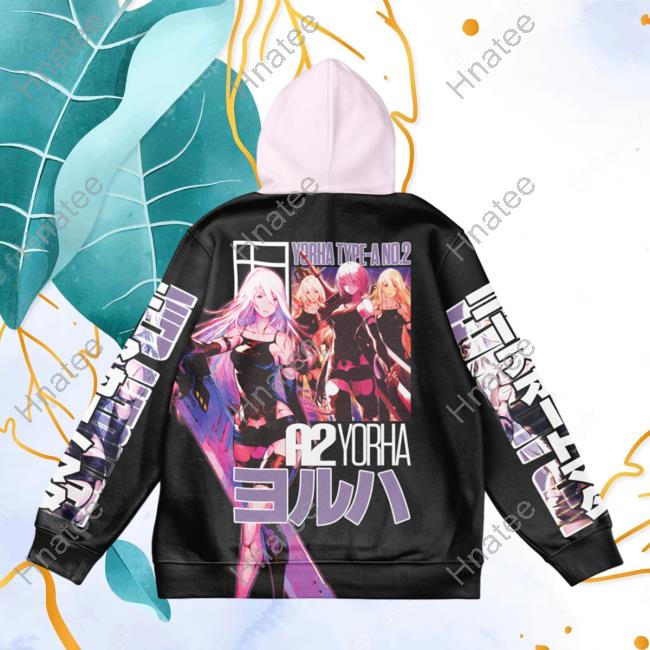 Official Anime Ape Clothing A2 Nier Automata Streetwear Hoodies Animeape
